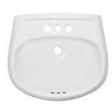 GLACIER BAY ARAGON 8.2 IN. PEDESTAL SINK BASIN IN