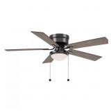 HUGGER II 52 IN. INDOOR GUN METAL LOW PROFILE CEIL