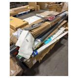 1 PALLET OF ASST BUILDING MATERIALS AND ASST FURNI