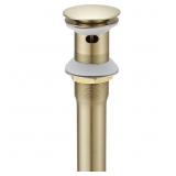 1 LOT OF 1-BATHROOM SINK POP-UP DRAIN WITH OVERFLO