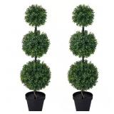 DR.PLANZEN 3 FT. ARTIFICIAL TRIPLE BALL TOPIARY TR