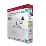 1 LOT (2) SATCO FROST WHITE 5-6 IN. W ALUMINUM LED