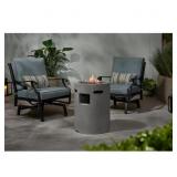 $299 PENDRA 19.5 IN. X 26 IN. ROUND CONCRETE GAS F