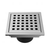 ELAN 4 IN. SQUARE SHOWER DRAIN IN BRUSHED NICKEL