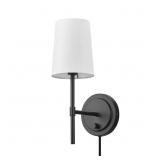 RIDGEWAY 1-LIGHT MATTE BLACK WALL SCONCE