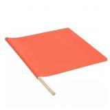 18 IN. X 18 IN. ORANGE PVC LAMINATED SAFETY FLAG