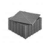 INTERLOCKING DRAINAGE MAT, 12 X 12 IN. X 0.6 IN. T