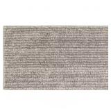 20 IN. X 34 IN. LIGHT GRAY/CREAM MODERN STRIPE REC