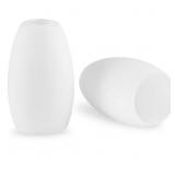 COAST 7.5 IN. WHITE FROSTED GLASS OVAL PENDANT SHA