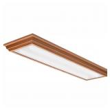 $131 CAMBRIDGE 4 FT. OAK LED FLUSH MOUNT