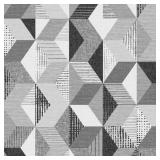 TRIBAL GEO MONO PEEL AND STICK WALLPAPER