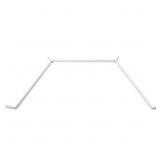 72 IN. - 147 IN. BAY WINDOW SINGLE CURTAIN ROD IN