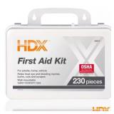 230-PIECE PLASTIC OSHA FIRST AID KIT