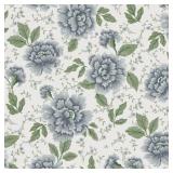 LAURA ASHLEY PICKWORTH POSY PALE SEASPRAY BLUE WAL