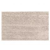 20 IN. X 34 IN. CREAM/LIGHT GRAY MODERN STRIPE REC