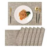 17 IN. X 11.8 IN. LEATHER HEAT RESISTANT PLACEMATS