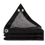 70% BLACK SHADE CLOTH 8 FT. X 12 FT. MESH TARP