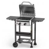 $185 2-BURNER STAINLESS STEEL PROPANE GAS GRILL