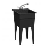 $108 18 IN. X 24 IN. BLACK FREESTANDING UTILITY/LA