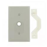 1-GANG GRAY 0.406 IN. PHONE/CABLE NYLON STANDARD W