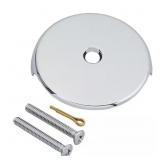 1 LOT OF 4-EVERBILT TUB OVERFLOW PLATE, CHROME (4