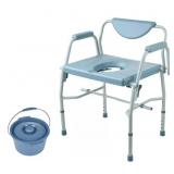 COMMODE CHAIR, 28.74 IN. X 21.46 IN. TOILET SEAT I