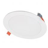 1 LOT (4) HALO HLB LITE MATTE WHITE 6 IN. W LED CA
