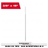 1 LOT (5) 3/8 IN. X 18 IN. SHOCKWAVE IMPACT DUTY C
