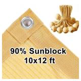 10 FT. X 12 FT. 90% SHADE FABRIC SUN SHADE CLOTH W