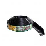 60 FT. X 1.75 IN. X 3 IN. TALL BLACK PLASTIC NO-DI