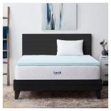 $108 2 IN. GEL AND ALOE INFUSED MEMORY FOAM TOPPER