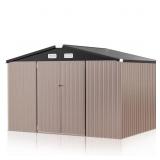 $440 10 FT. W X 8 FT. D OUTDOOR METAL SHED WITH VE