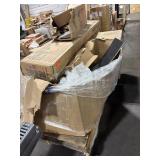 1 PALLET OF ASST BUILDING MATERIALS AND ASST FURNI