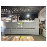 $12500 12 PC. PACIFIC GREY KITCHEN CABINET SET