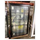37 1/2-IN W X 56-IN W PELLA CASEMENT WINDOW, BLACK