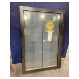 PELLA 42 1/2 X 62 1/2 SLIDING WINDOW INSERT, BLACK