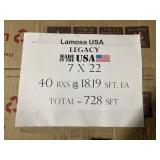 (X 728) SQ. FT. 7 X 22 LAMOSA USA TILE