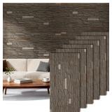 $168 FAUX STONE BRICK WALL PANELS, 6-PACK FOR EXTE