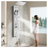 $180 SHOWER PANEL TOWER SYSTEM WITH SHELF, BODY JE