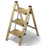 HILLHUTAPEX 3 STEP STOOL, ALUMINUM FOLDABLE STEP L