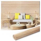 ART3D 48 X 96 INCH NATURAL BAMBOO WALL PANEL FOR I