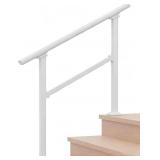 METTY METAL HAND RAILS FOR OUTDOOR STEPS 3 STEPS S
