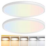 BRIGHTEVER 15 INCH LARGE FLUSH MOUNT CEILING LIGHT