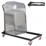 UNIVERSAL FOLDING CHAIR WITH WHEELS FOR PLASTIC/WO