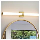 $110 AIJIASI BATHROOM LIGHT FIXTURES - 39 INCH GOL