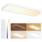 MOONSEA 23 INCH LED FLUSH MOUNT CEILING LIGHT WITH