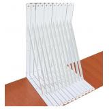 12 PACK L20 X H 12" WHITE HEAVY DUTY SHELF BRACKET