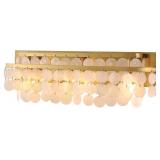 $140 TOCHIC 3 LIGHTS VANITY LIGHT WITH NATURAL CAP