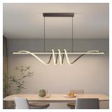 $188 MODERN CEILING CHANDELIER, 57IN PENDANT LIGHT