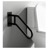 BLACK HAND RAILINGS FOR STAIRS OUTDOOR, U-SHAPED S